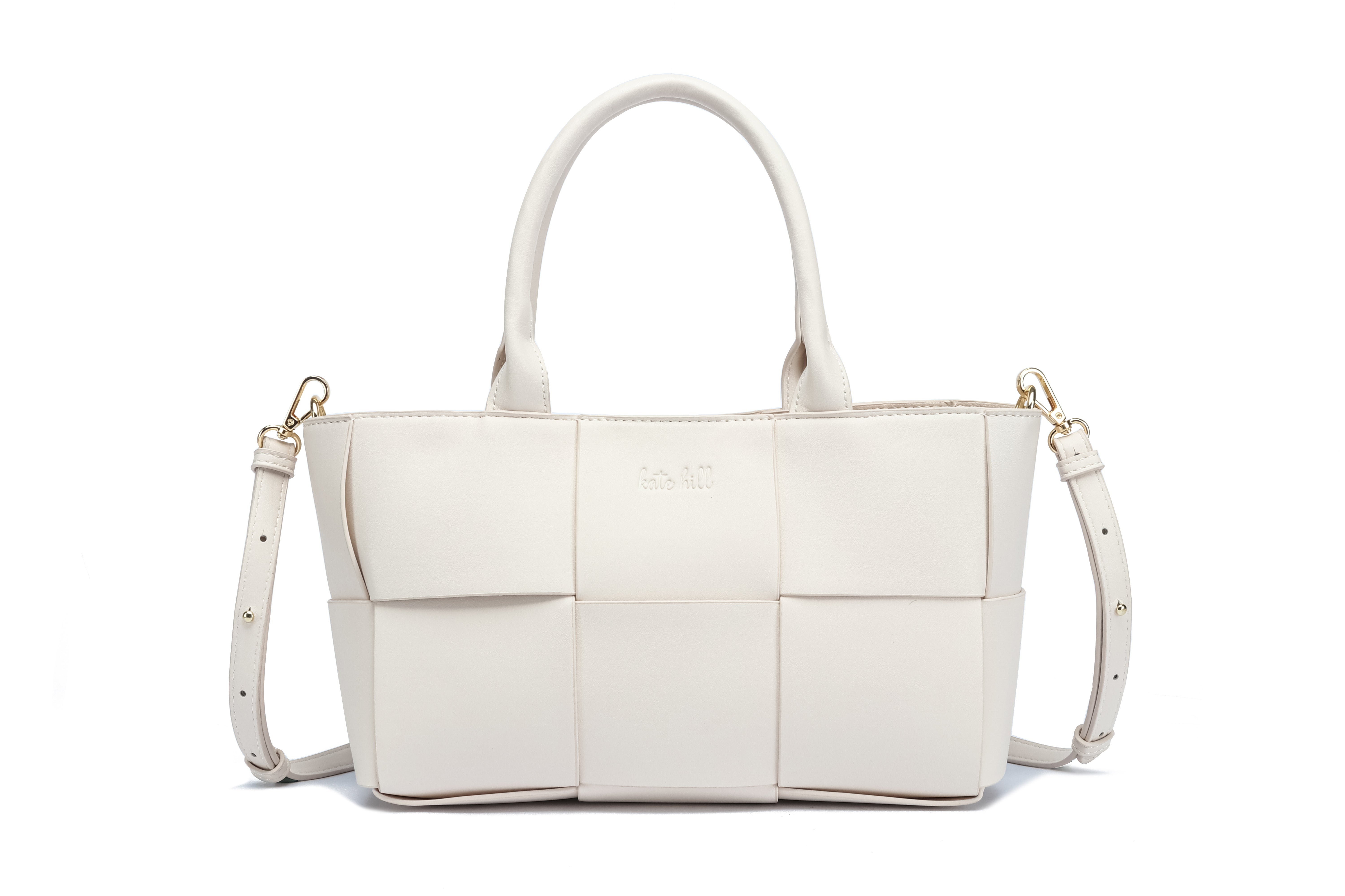 Kate Hill - KH2658 Clover Tote E/W dual carry - Beige Pink