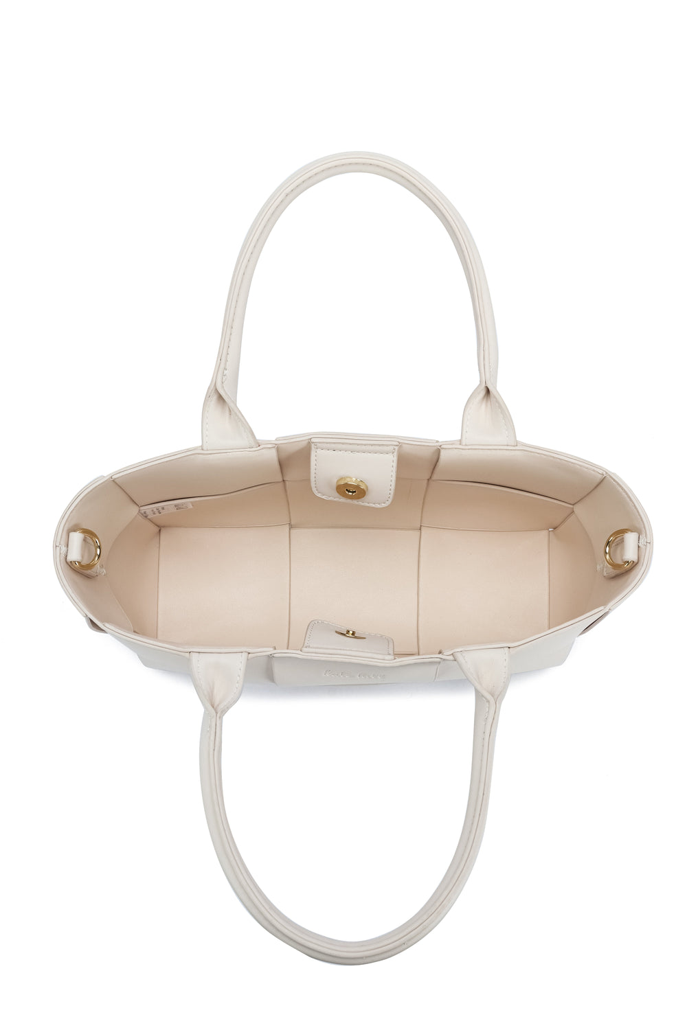 Kate Hill - KH2658 Clover Tote E/W Dual Carry - Beige Pink