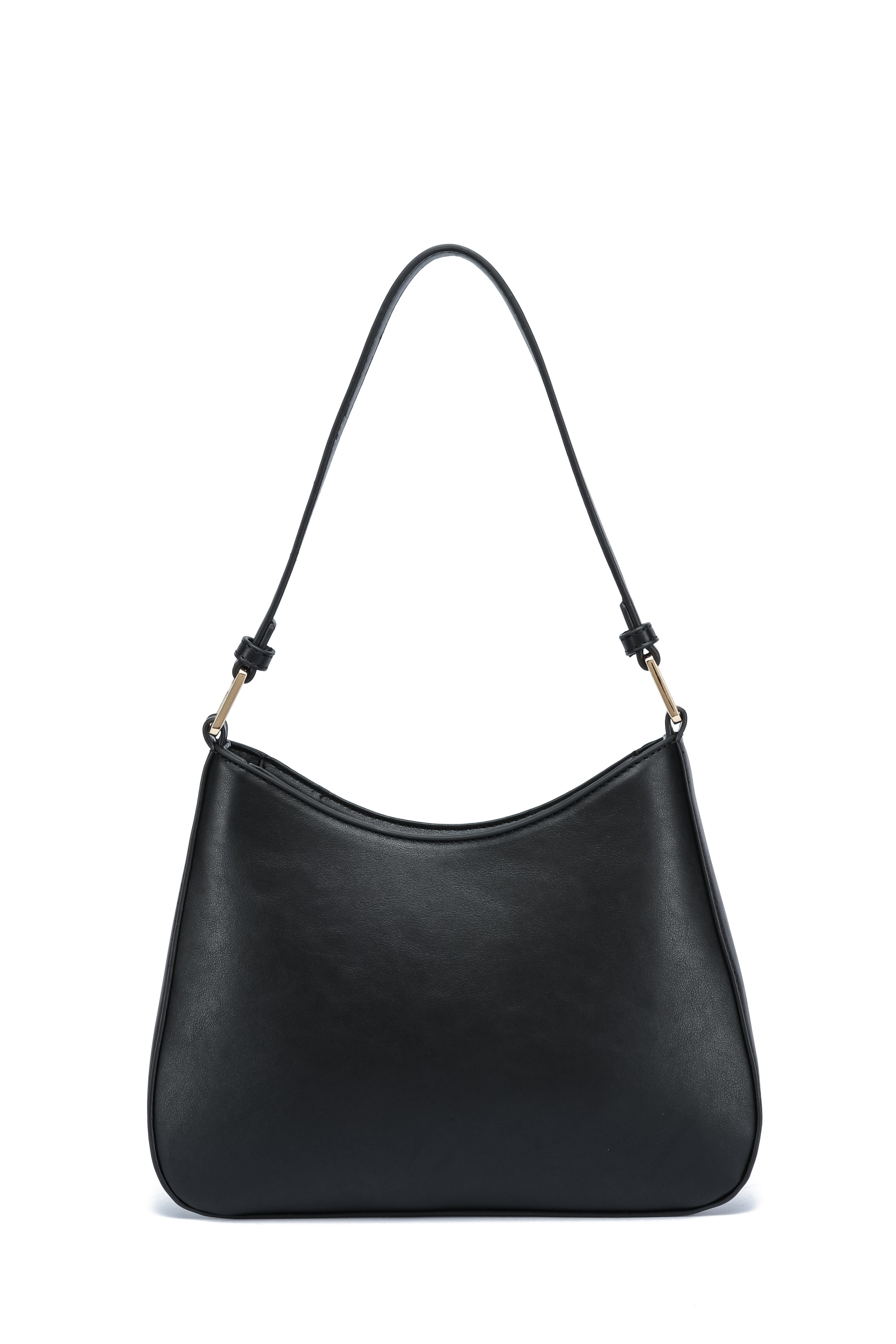 Kate Hill - KH2659 Catherine Ziptop Shoulder bag - Black