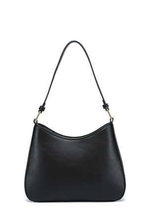 Kate Hill - KH2659 Catherine Ziptop Shoulder Bag - Black