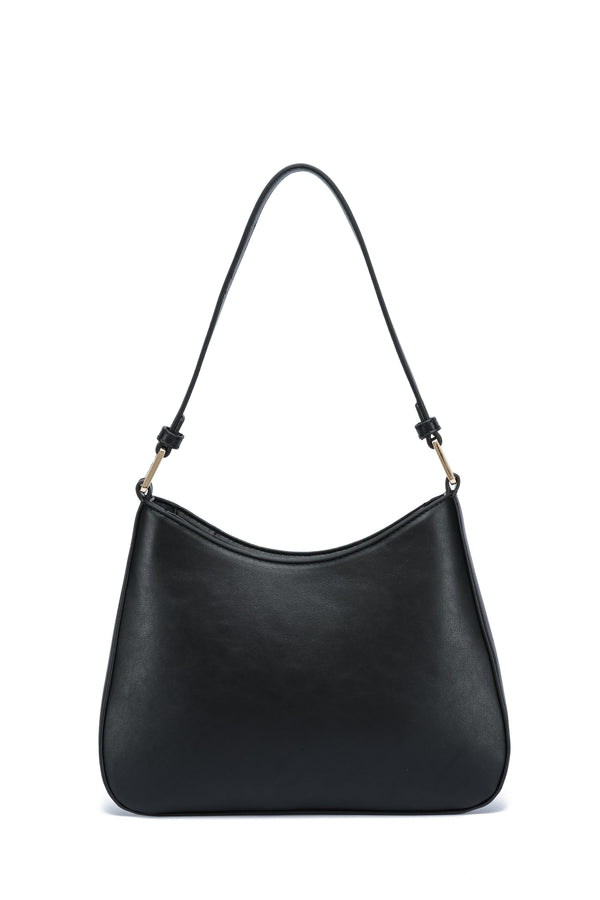 Kate Hill - KH2659 Catherine Ziptop Shoulder Bag - Black