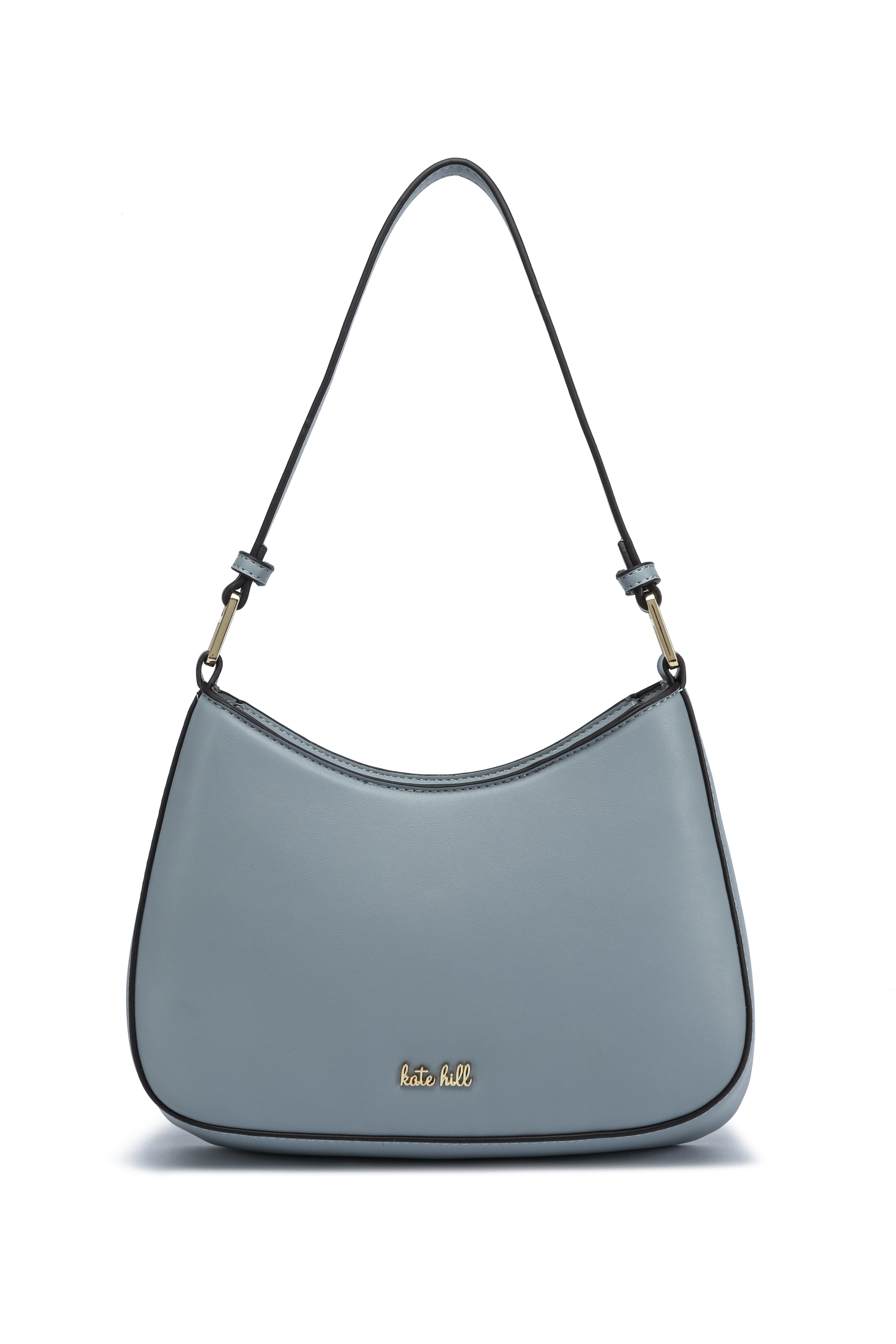 Kate Hill - KH2659 Catherine Ziptop Shoulder bag - Blue