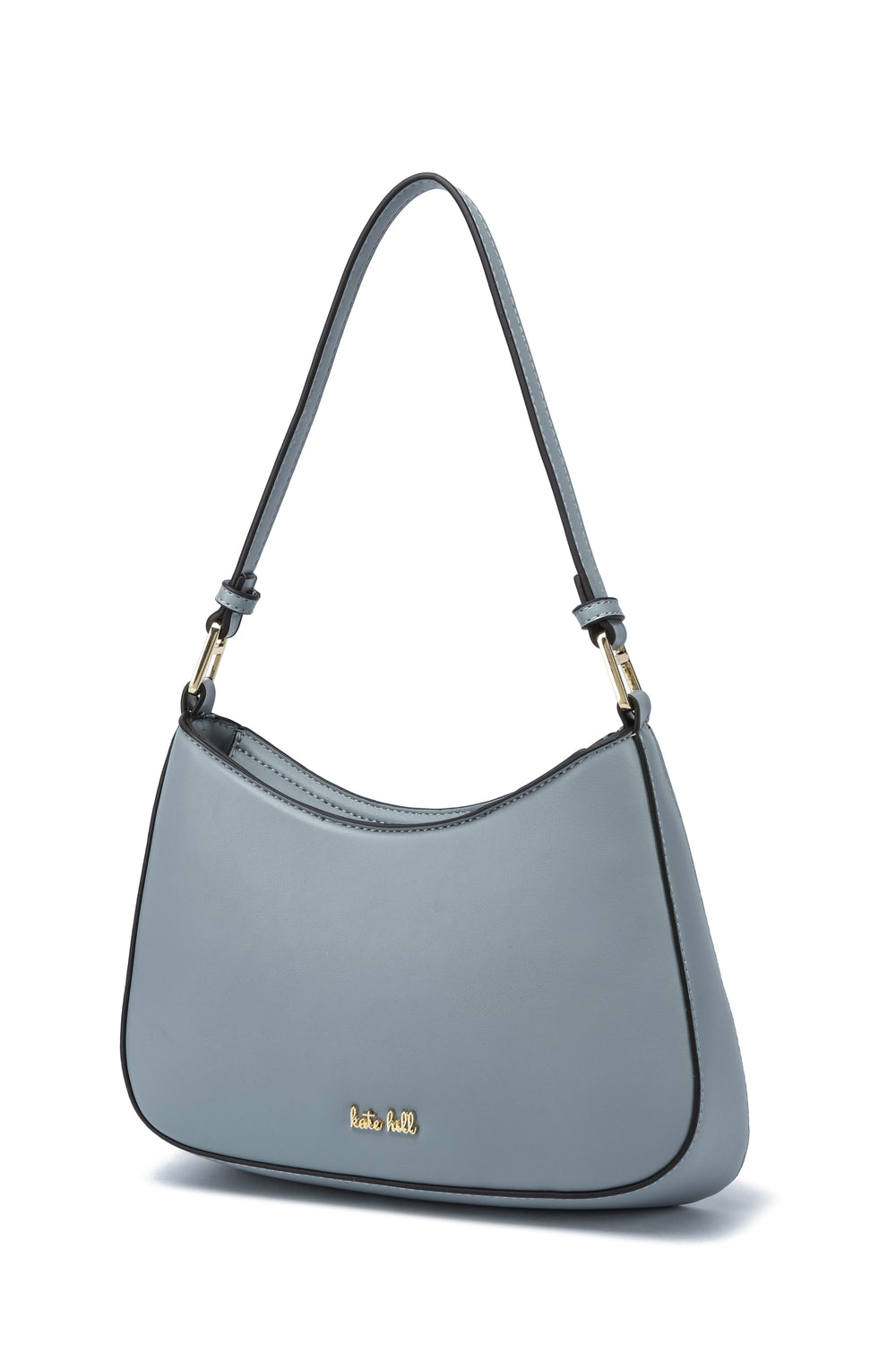 Kate Hill - KH2659 Catherine Ziptop Shoulder Bag - Blue