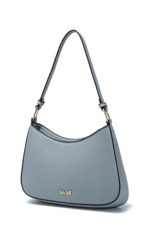Kate Hill - KH2659 Catherine Ziptop Shoulder Bag - Blue