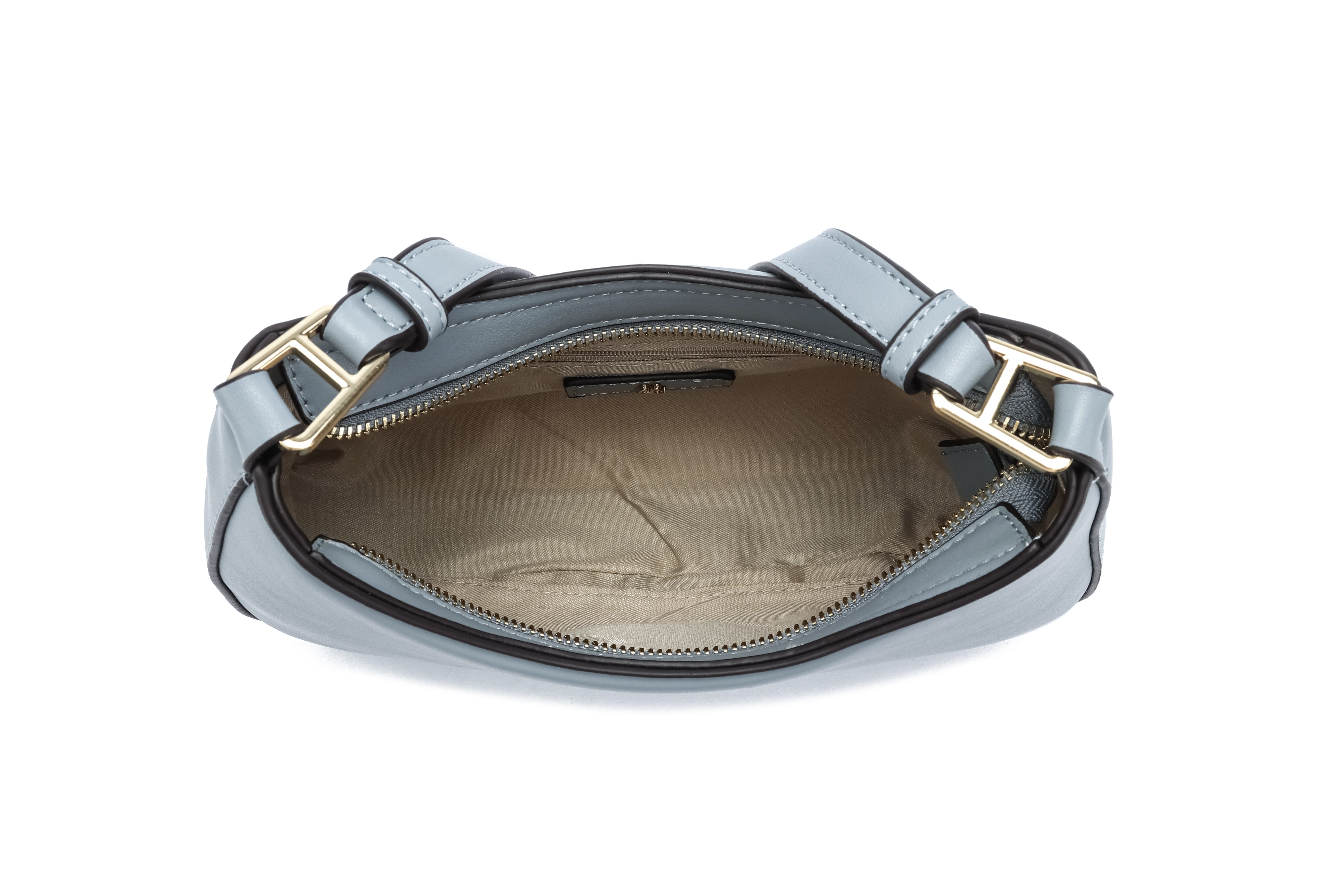 Kate Hill - KH2659 Catherine Ziptop Shoulder bag - Blue