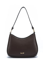Kate Hill - KH2659 Catherine Ziptop Shoulder bag - Chocolate