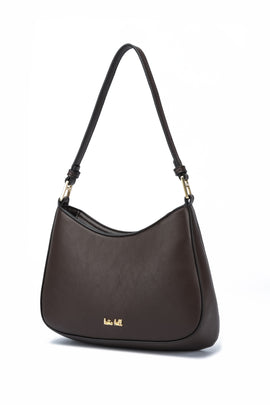 Kate Hill - KH2659 Catherine Ziptop Shoulder bag - Chocolate - 0