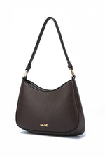 Kate Hill - KH2659 Catherine Ziptop Shoulder bag - Chocolate