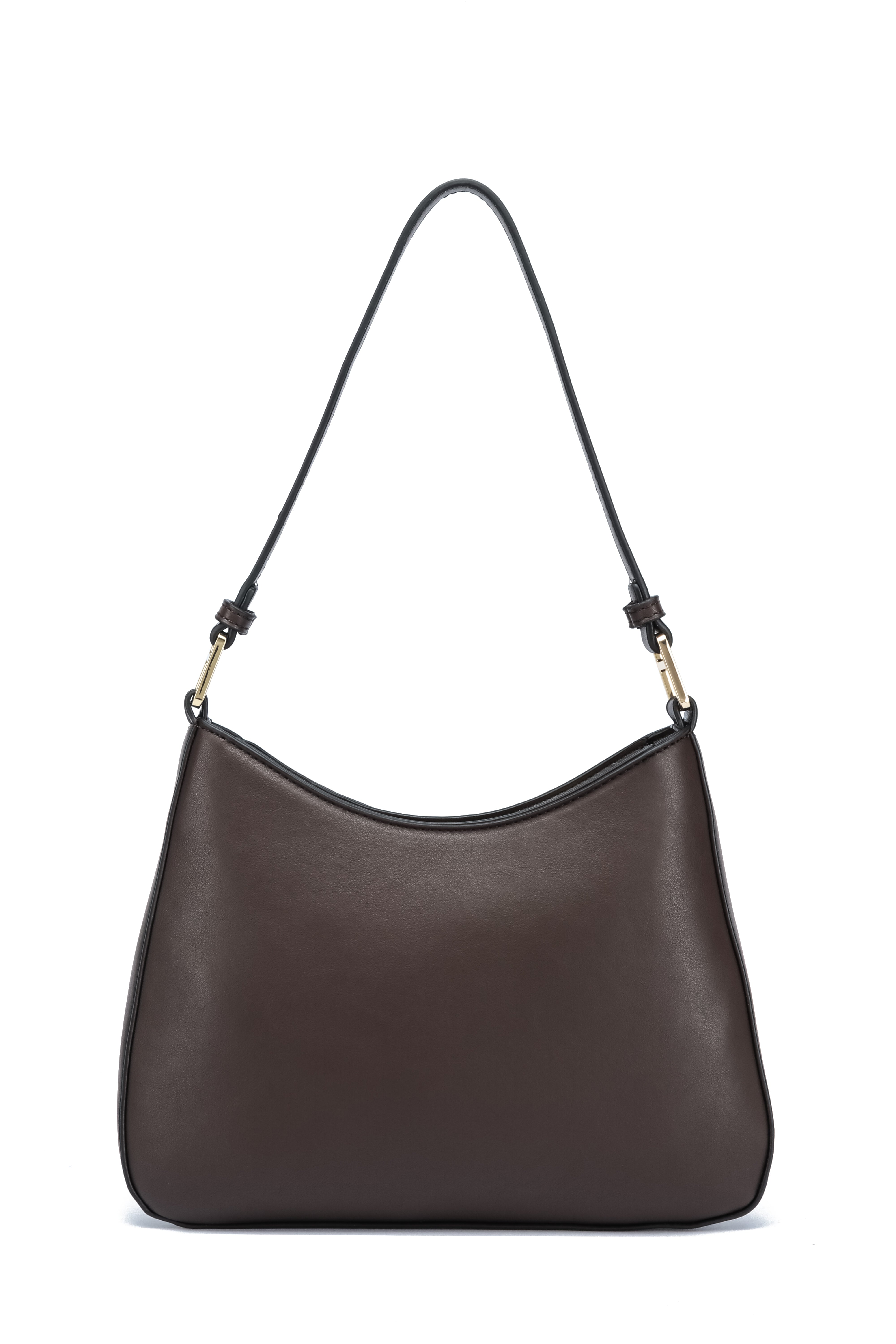 Kate Hill - KH2659 Catherine Ziptop Shoulder bag - Chocolate