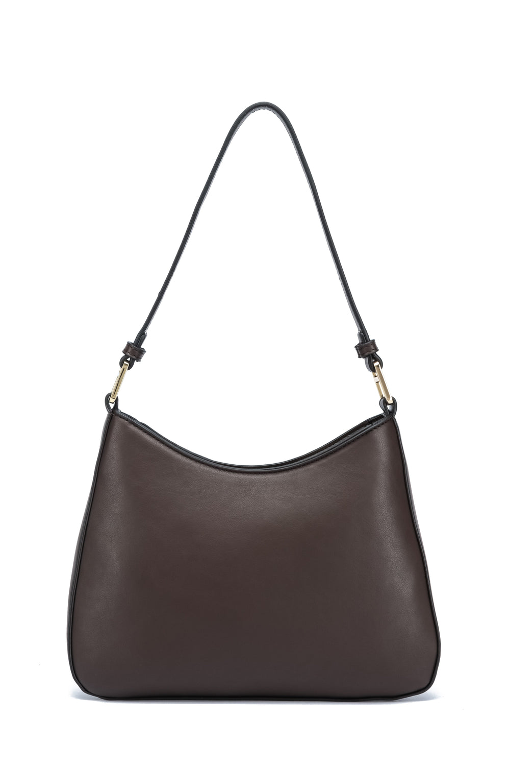 Kate Hill - KH2659 Catherine Ziptop Shoulder Bag - Chocolate
