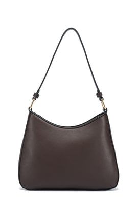 Kate Hill - KH2659 Catherine Ziptop Shoulder bag - Chocolate - 0