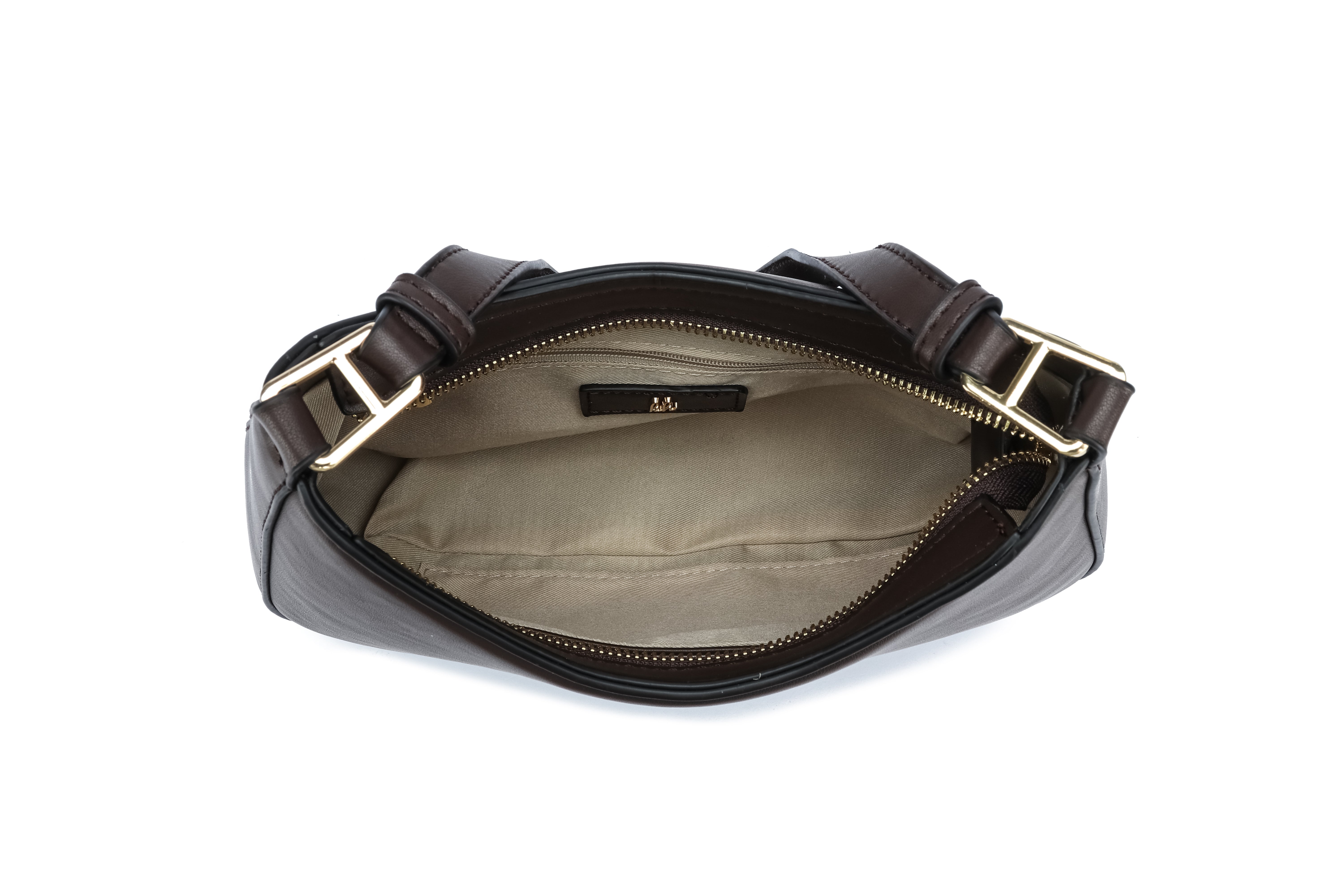 Kate Hill - KH2659 Catherine Ziptop Shoulder bag - Chocolate