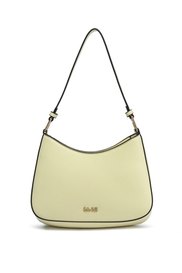 Kate Hill - KH2659 Catherine Ziptop Shoulder bag - Butter