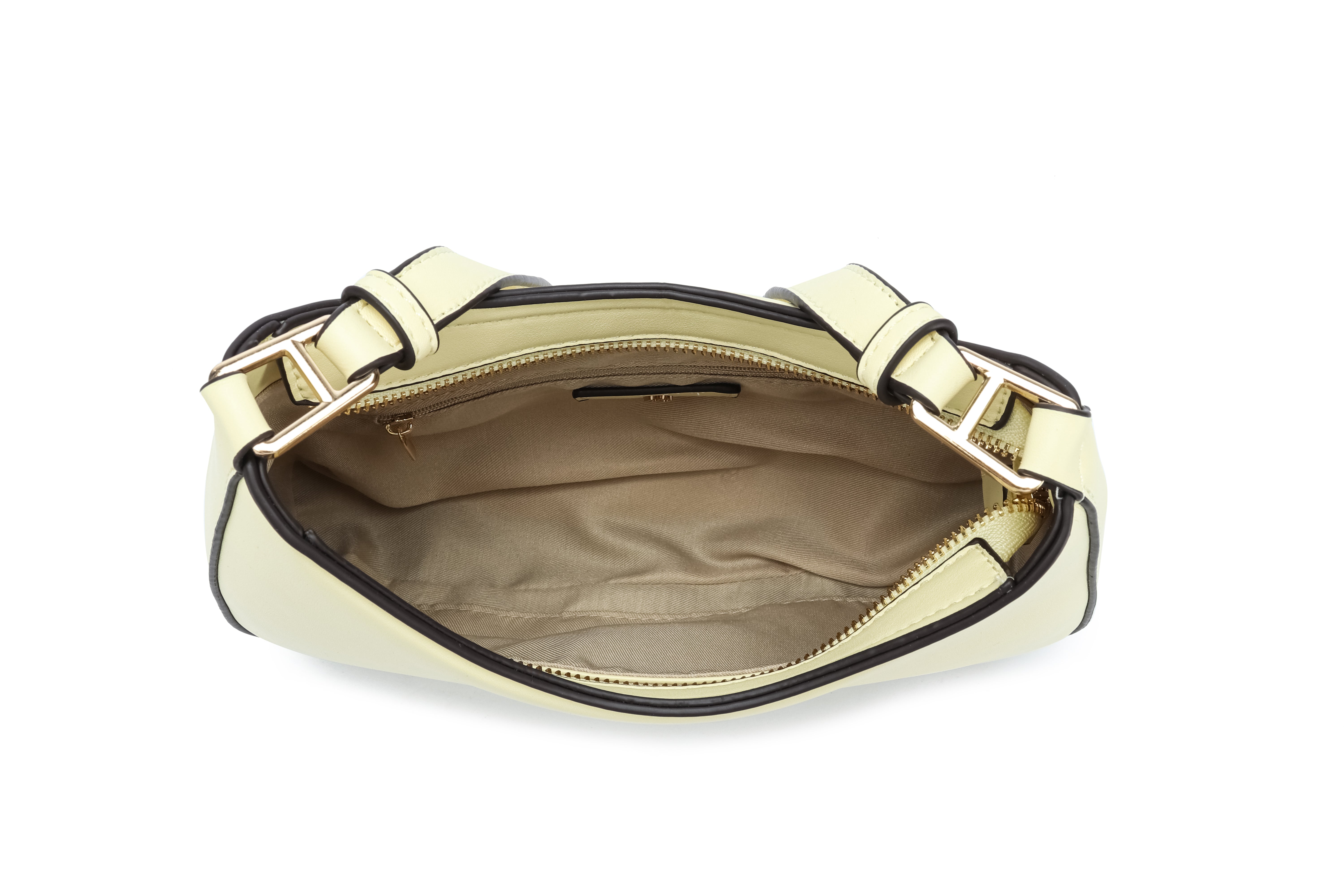 Kate Hill - KH2659 Catherine Ziptop Shoulder bag - Butter