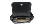 Kate Hill - KH2660 Coco Flap over fashion shoulder bag - Black