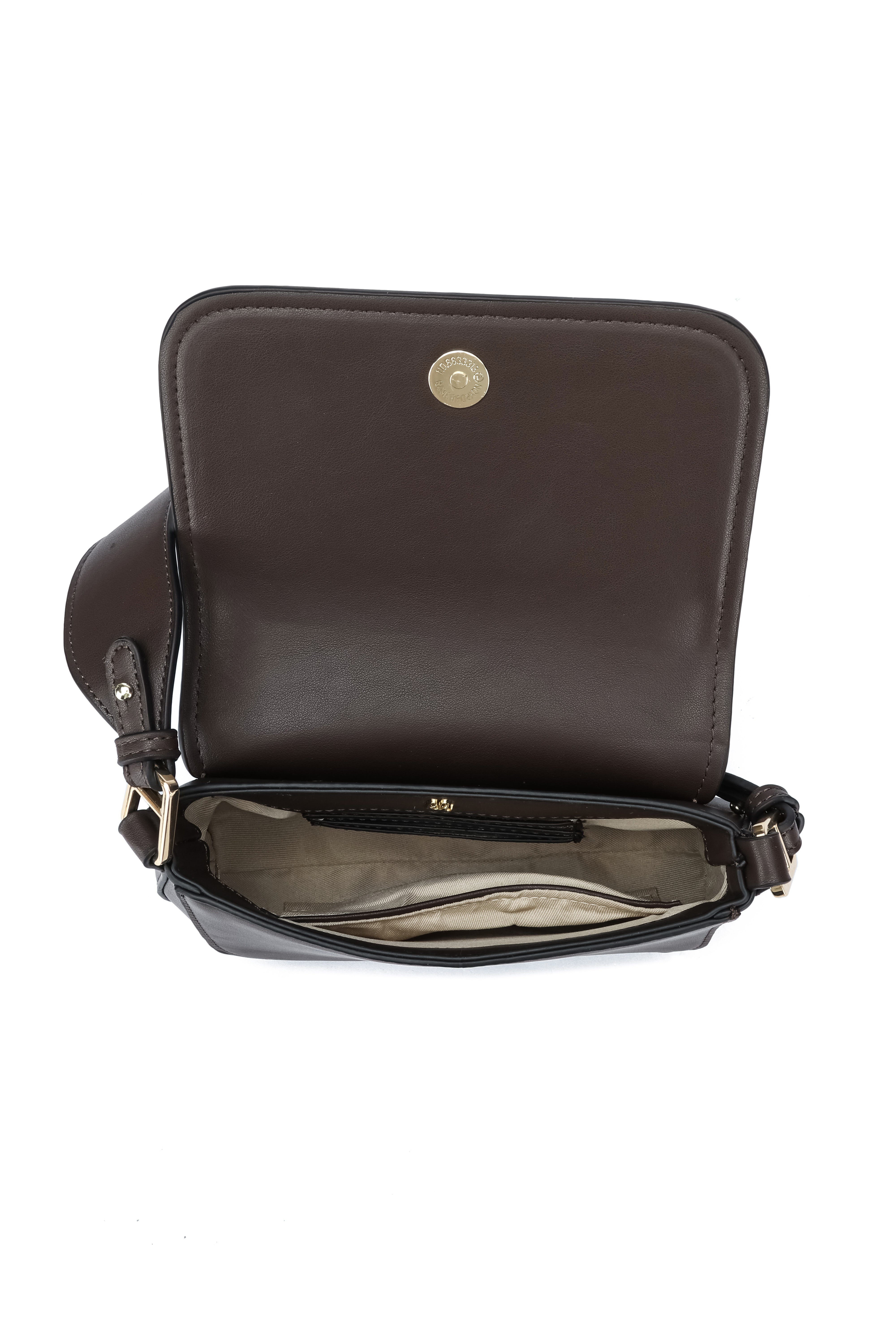 Kate Hill - KH2660 Coco Flap over fashion shoulder bag - Chocolate