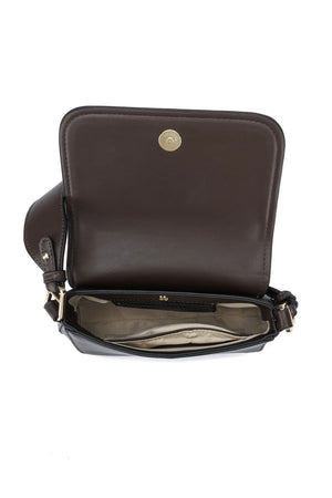 Kate Hill - KH2660 Coco Flap Over Fashion Shoulder Bag - Chocolate