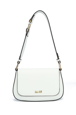 Kate Hill - KH2660 Coco Flap Over Fashion Shoulder Bag - Ivory