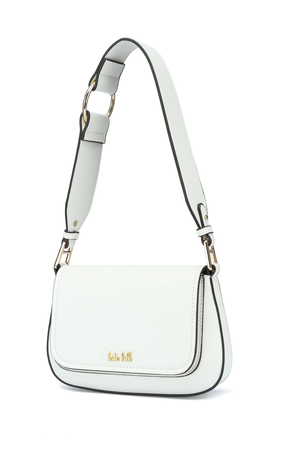Kate Hill - KH2660 Coco Flap Over Fashion Shoulder Bag - Ivory