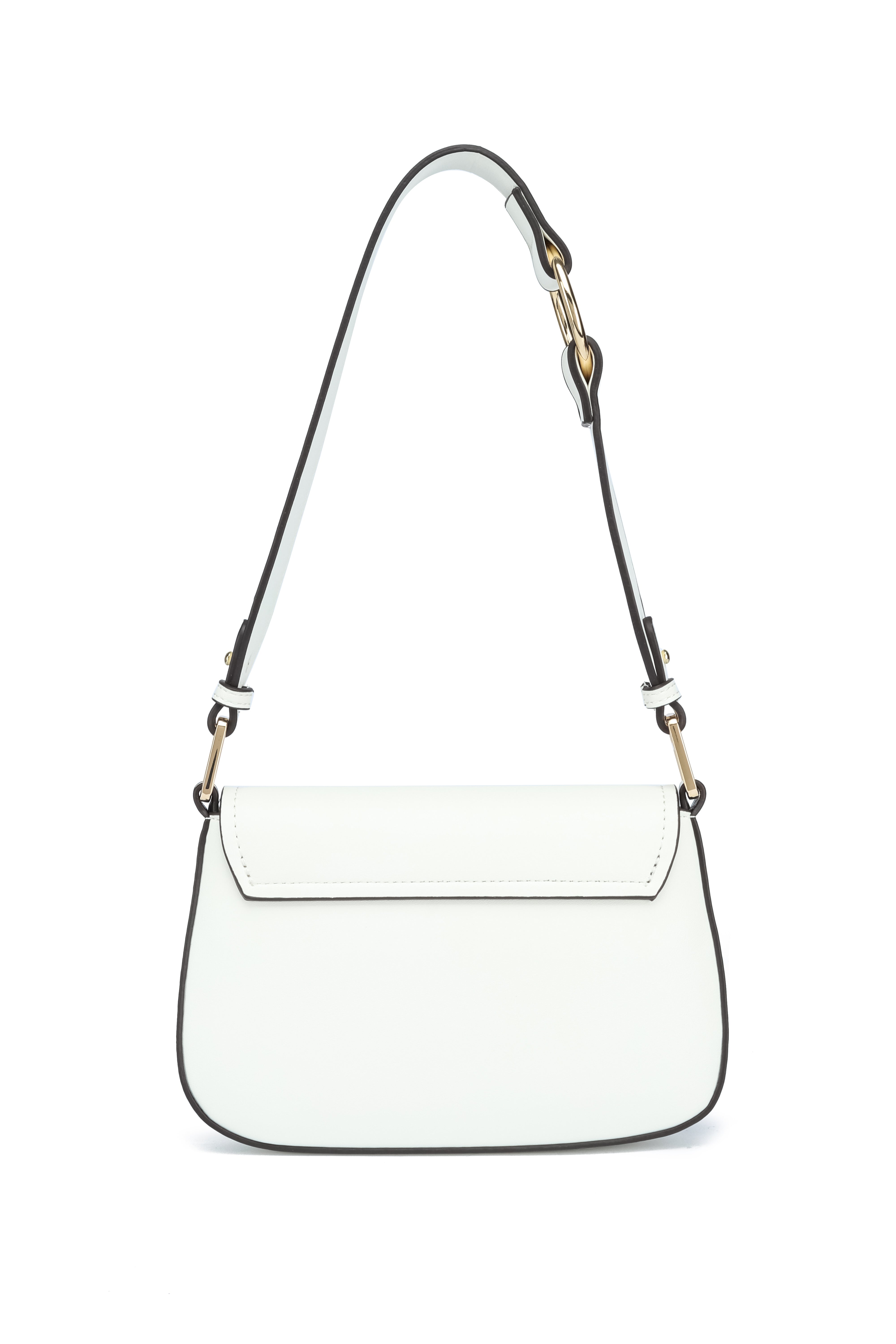 Kate Hill - KH2660 Coco Flap over fashion shoulder bag - Ivory