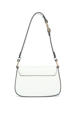 Kate Hill - KH2660 Coco Flap over fashion shoulder bag - Ivory