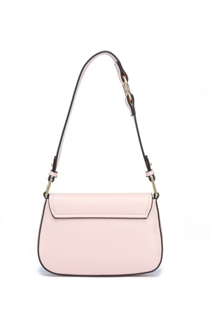 Kate Hill - KH2660 Coco Flap Over Fashion Shoulder Bag - Pink