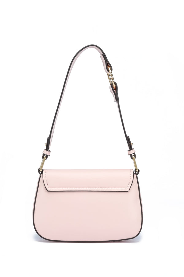 Kate Hill - KH2660 Coco Flap Over Fashion Shoulder Bag - Pink