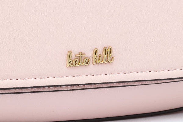 Kate Hill - KH2660 Coco Flap Over Fashion Shoulder Bag - Pink