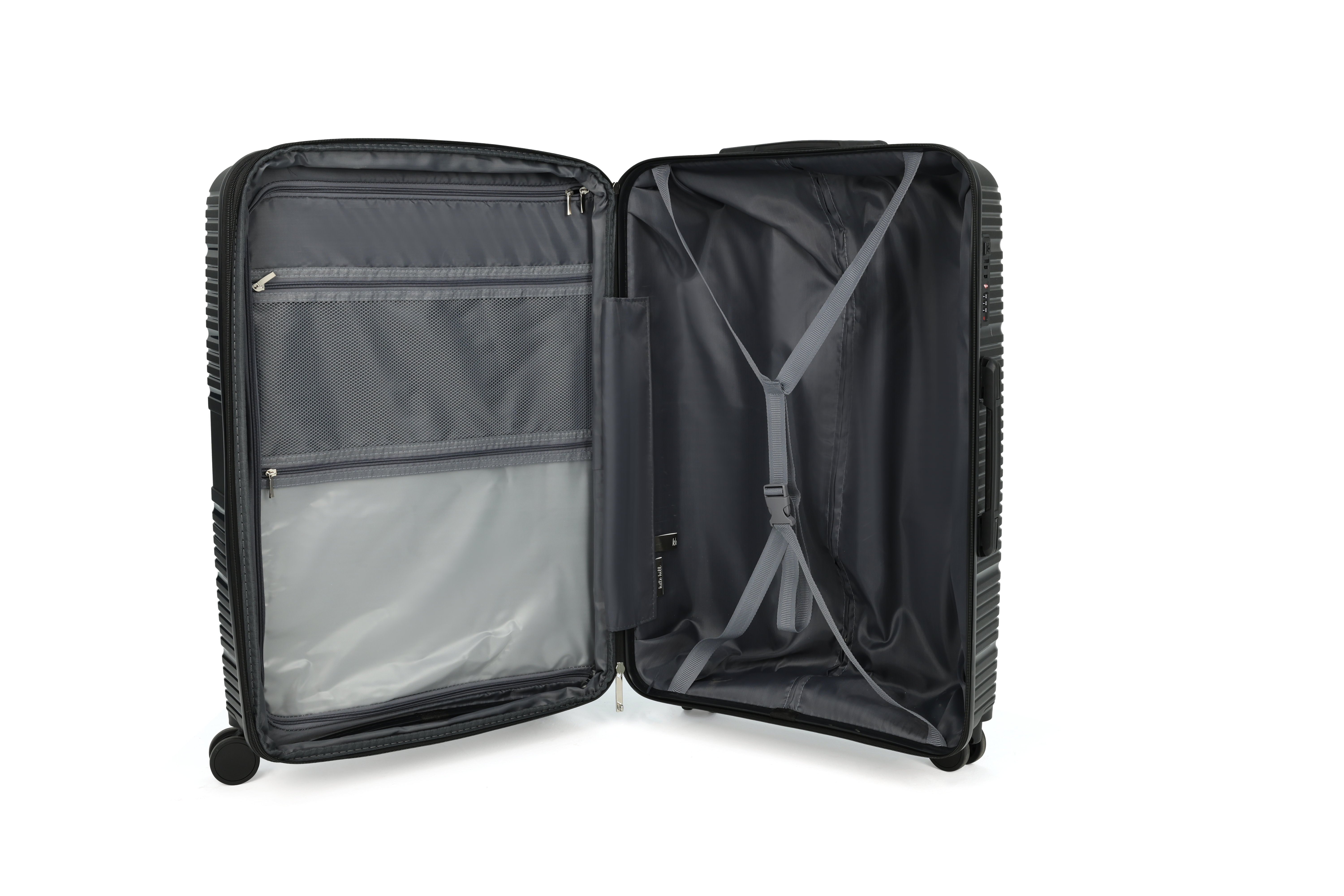 Kate Hill - Aspen KH89 73cm Large Spinner Suitcase - Black
