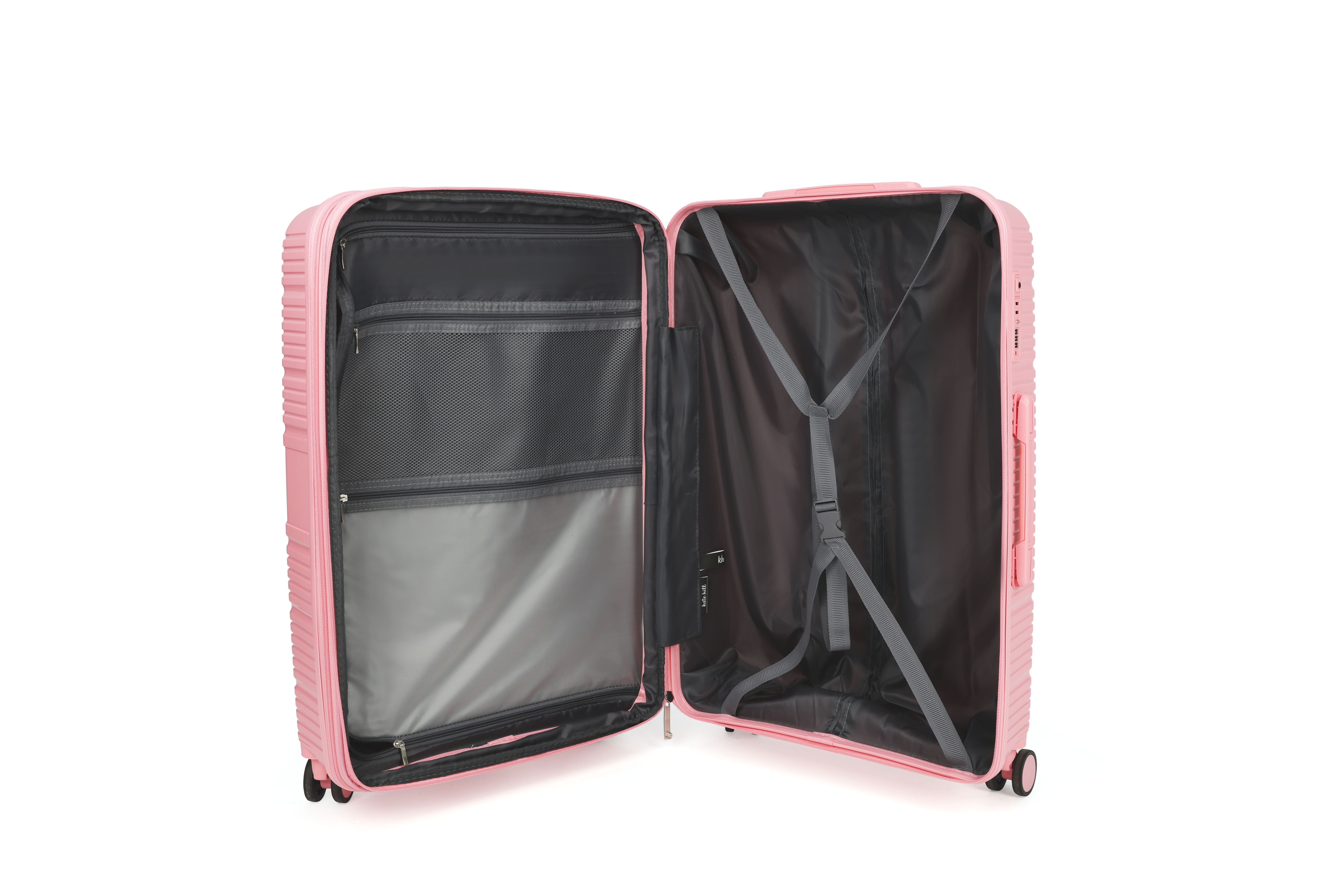 Kate Hill - Aspen KH89 73cm Large Spinner Suitcase - Pink