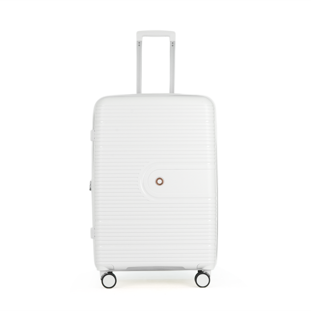 Kate Hill - Aspen KH89 73cm Large Spinner Suitcase - White