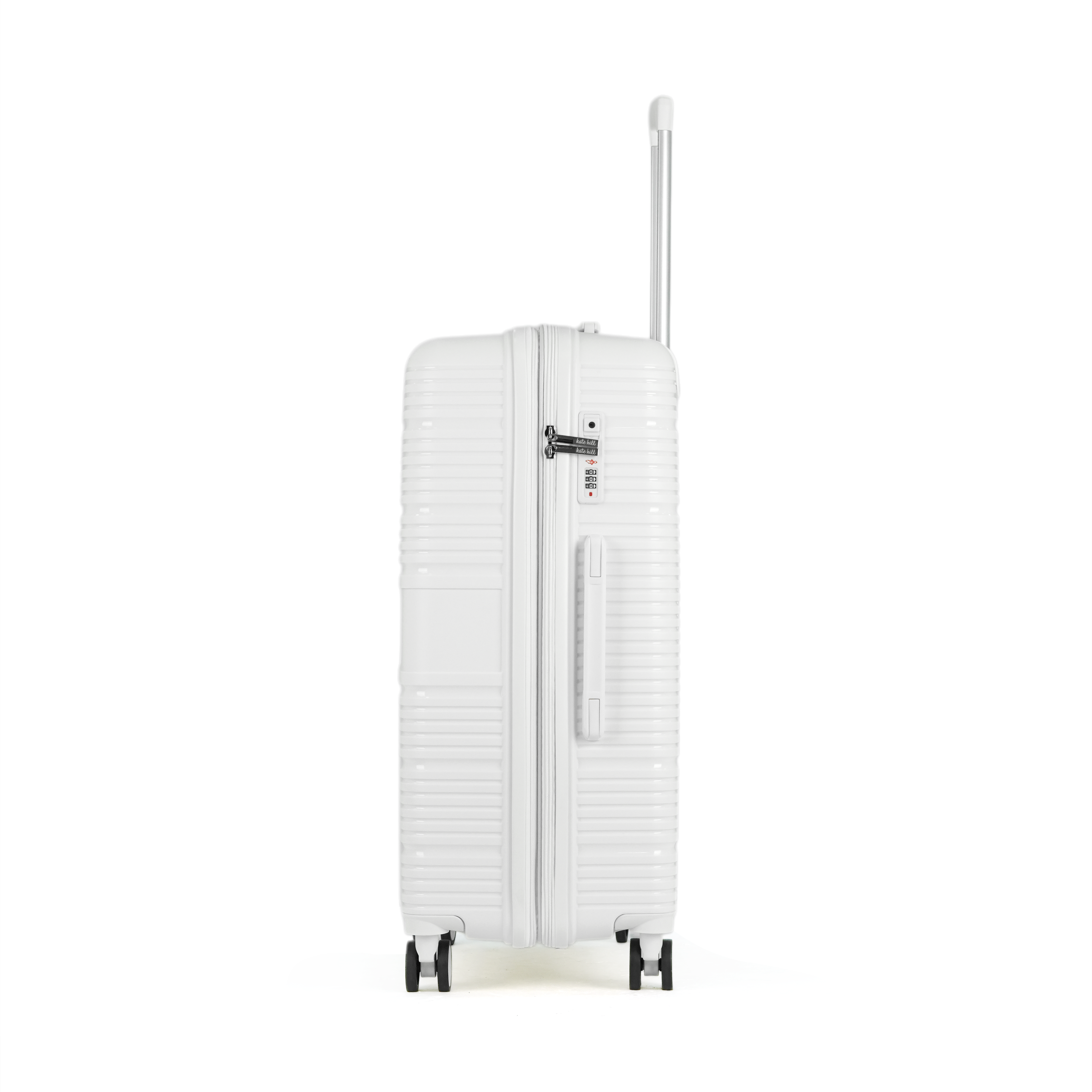Kate Hill - Aspen KH89 73cm Large Spinner Suitcase - White