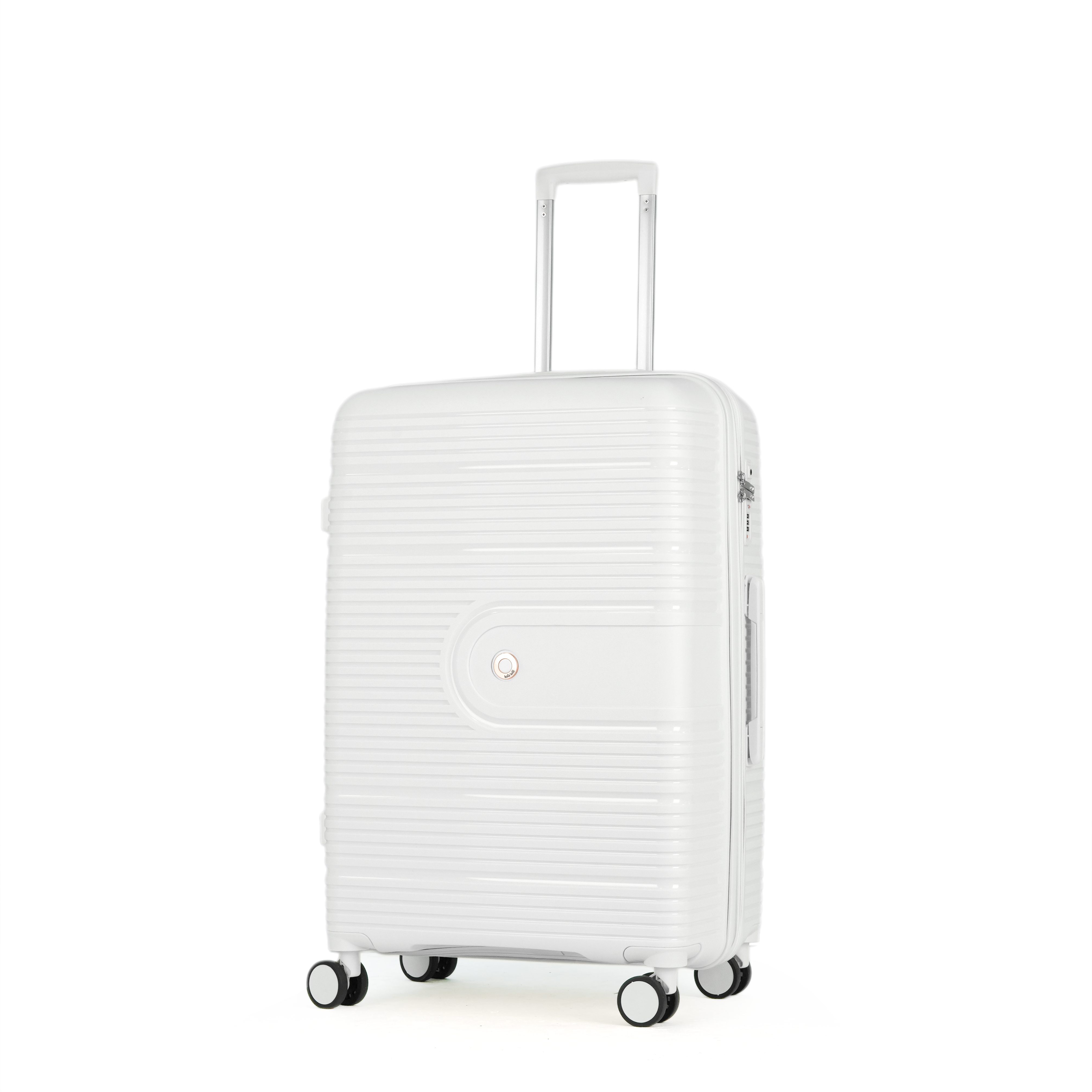 Kate Hill - Aspen KH89 73cm Large Spinner Suitcase - White