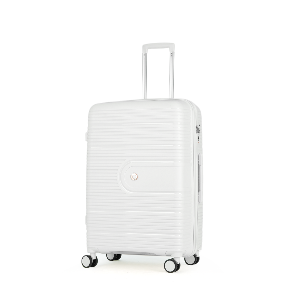 Kate Hill - Aspen KH89 73cm Large Spinner Suitcase - White