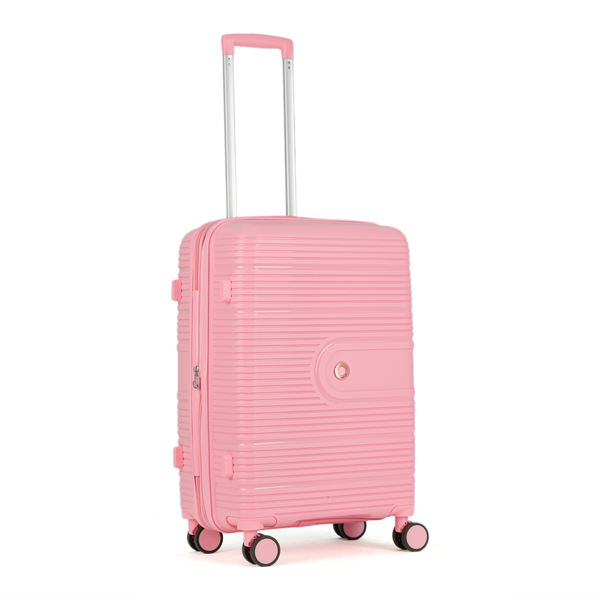 Kate Hill - Aspen KH89 64.5cm Medium Spinner Suitcase - Pink