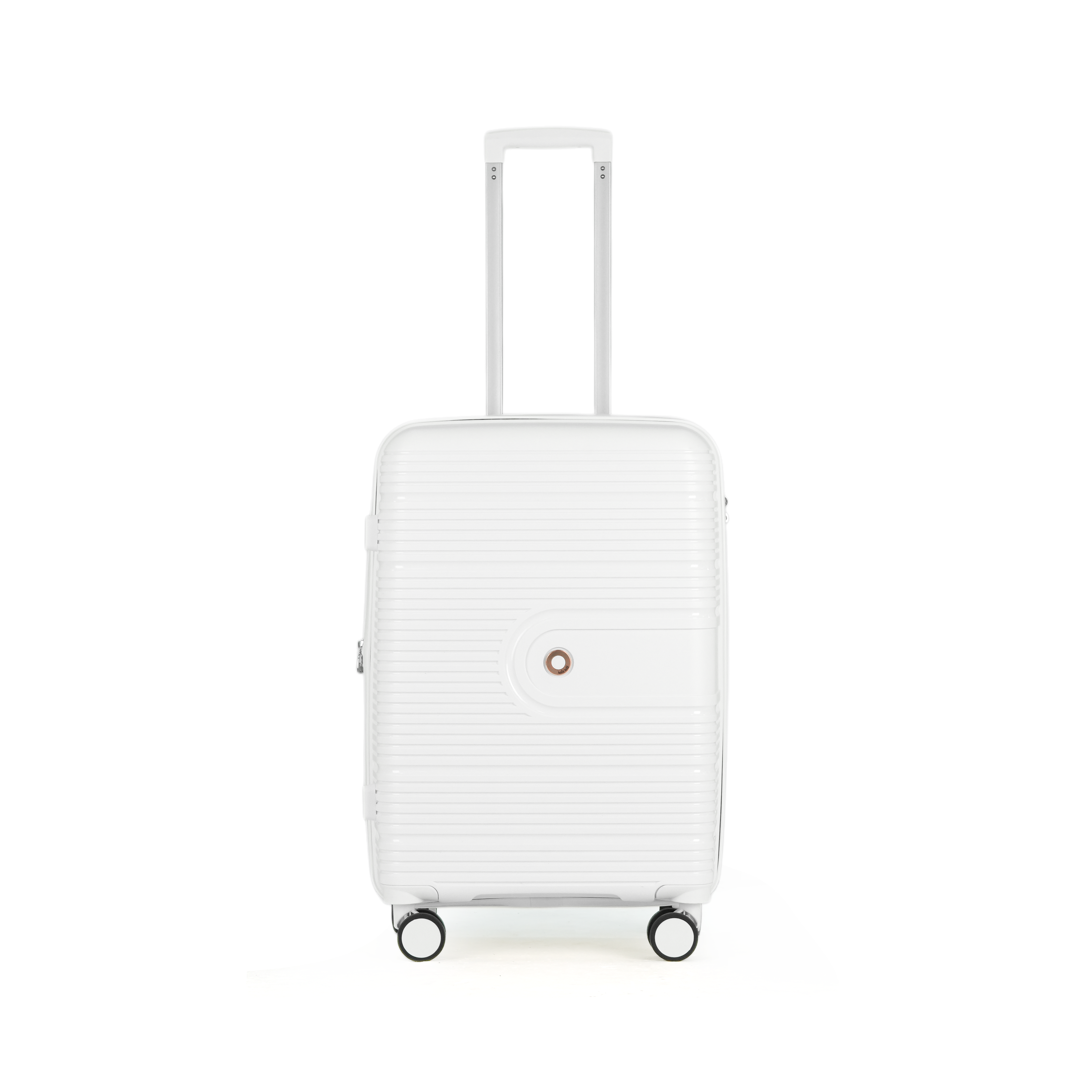 Kate Hill - Aspen KH89 64.5cm Medium Spinner Suitcase - White
