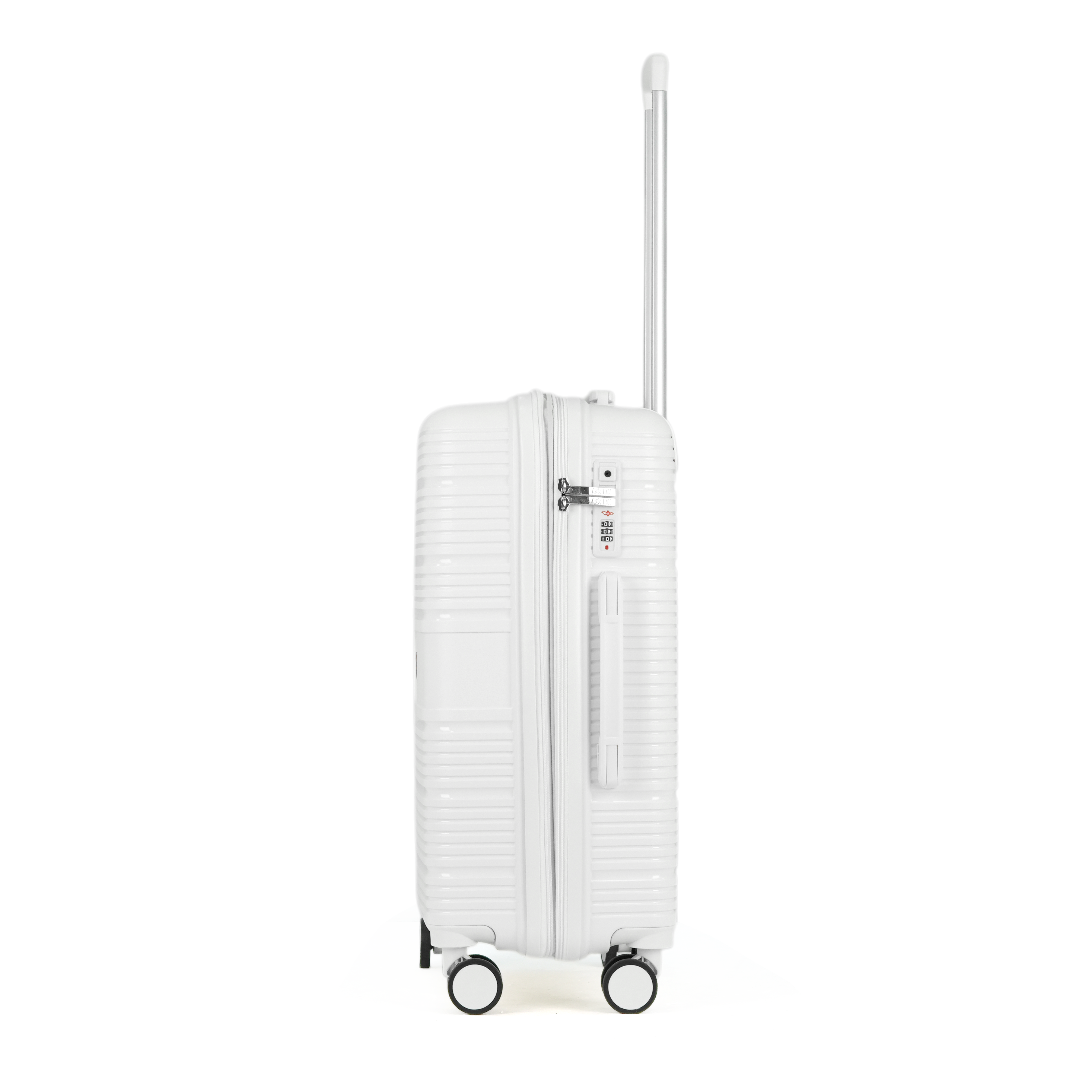 Kate Hill - Aspen KH89 64.5cm Medium Spinner Suitcase - White