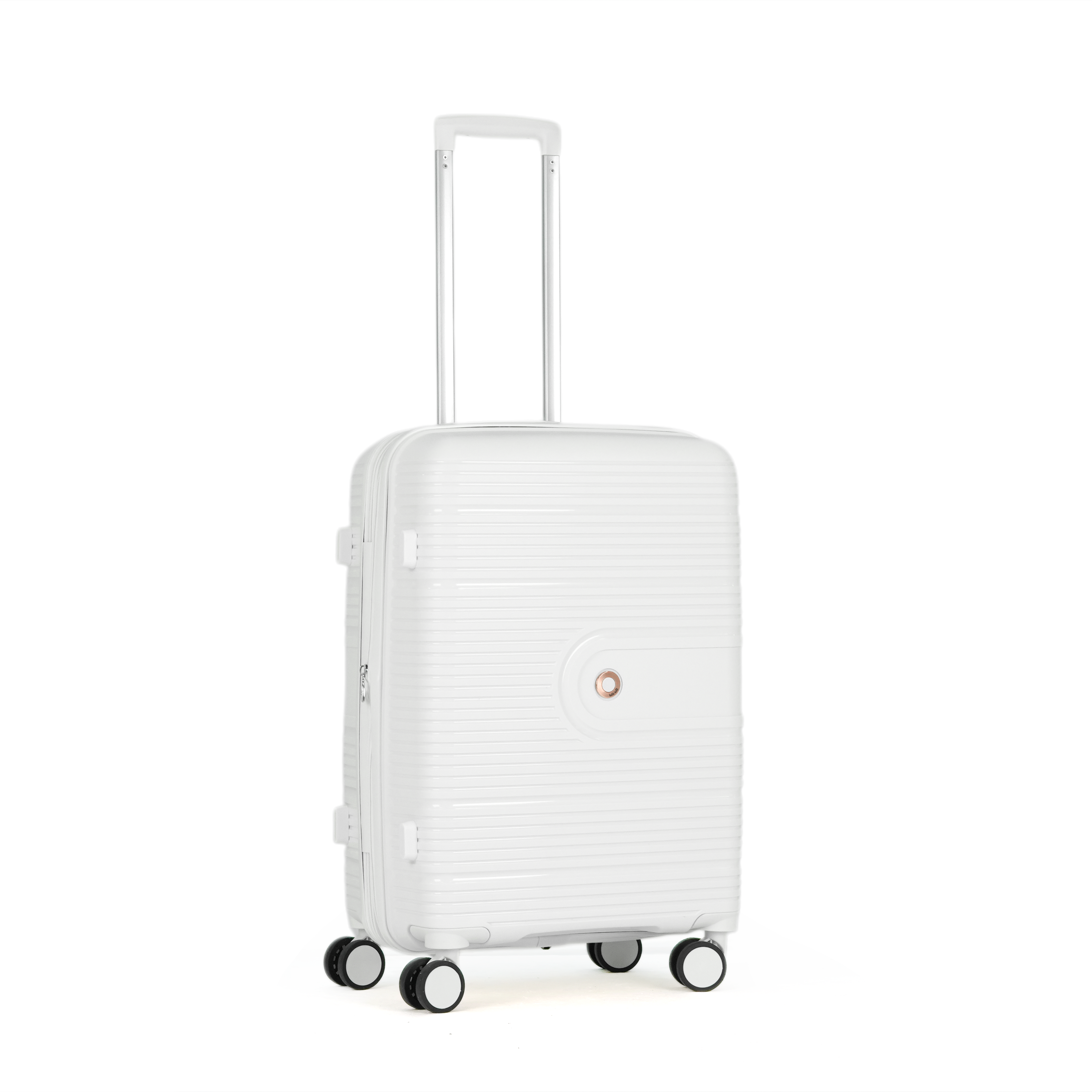 Kate Hill - Aspen KH89 64.5cm Medium Spinner Suitcase - White