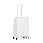 Kate Hill - Aspen KH89 64.5cm Medium Spinner Suitcase - White