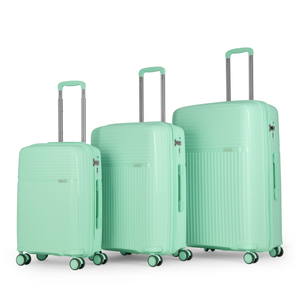 Kate Hill - Tribeca 3 Piece Luggage Set Small Medium Large - Mint