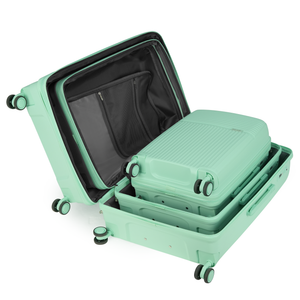 Kate Hill - Tribeca 3 Piece Luggage Set Small Medium Large - Mint