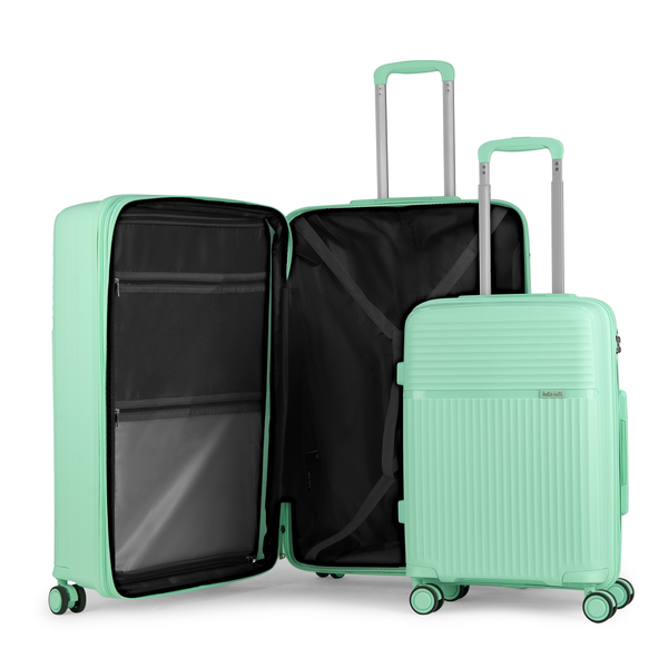Kate Hill - Tribeca 3 Piece Luggage Set Small Medium Large - Mint