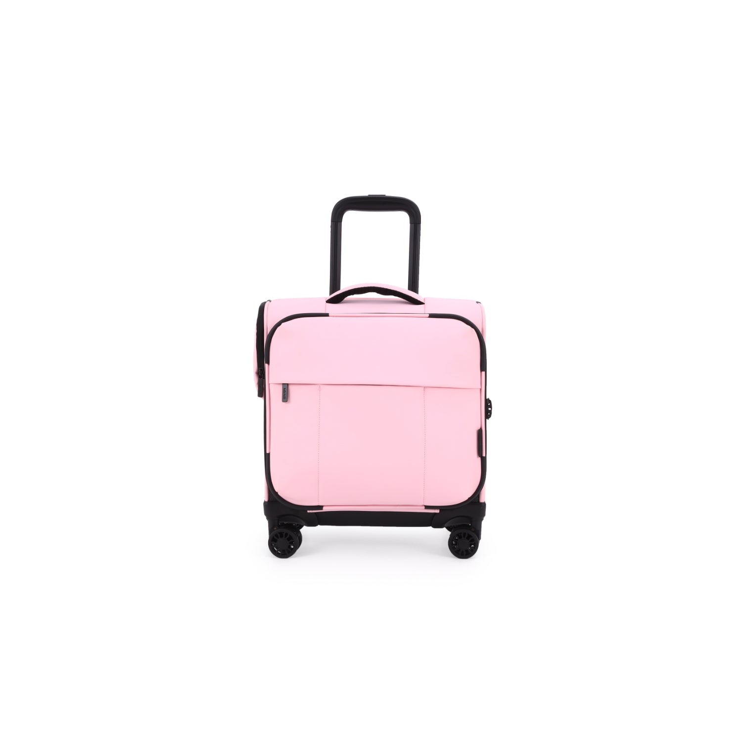 Kate Hill - KL-76-S Willow Black Mini 4 Wheel Carry-On - Pink