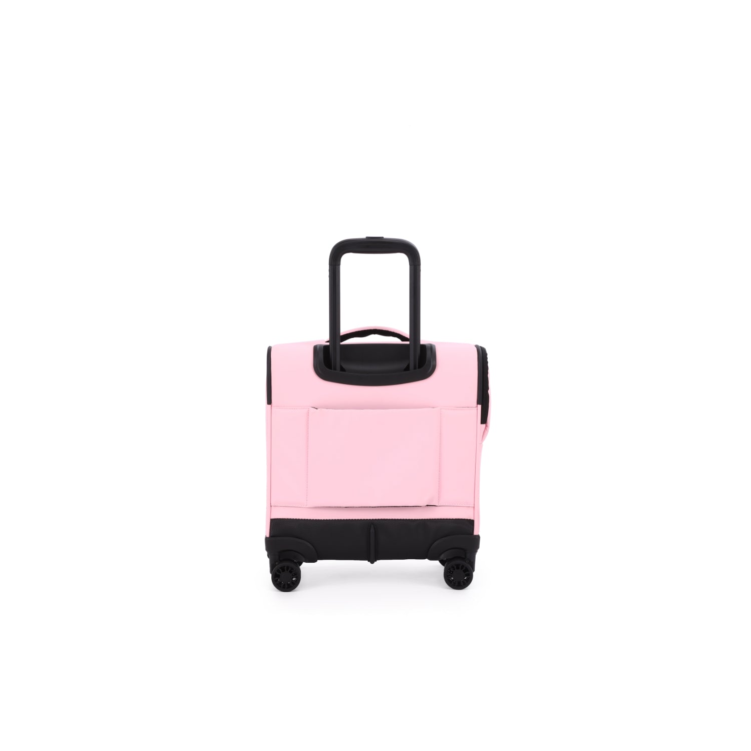 Kate Hill - KL-76-S Willow Black Mini 4 Wheel Carry-On - Pink