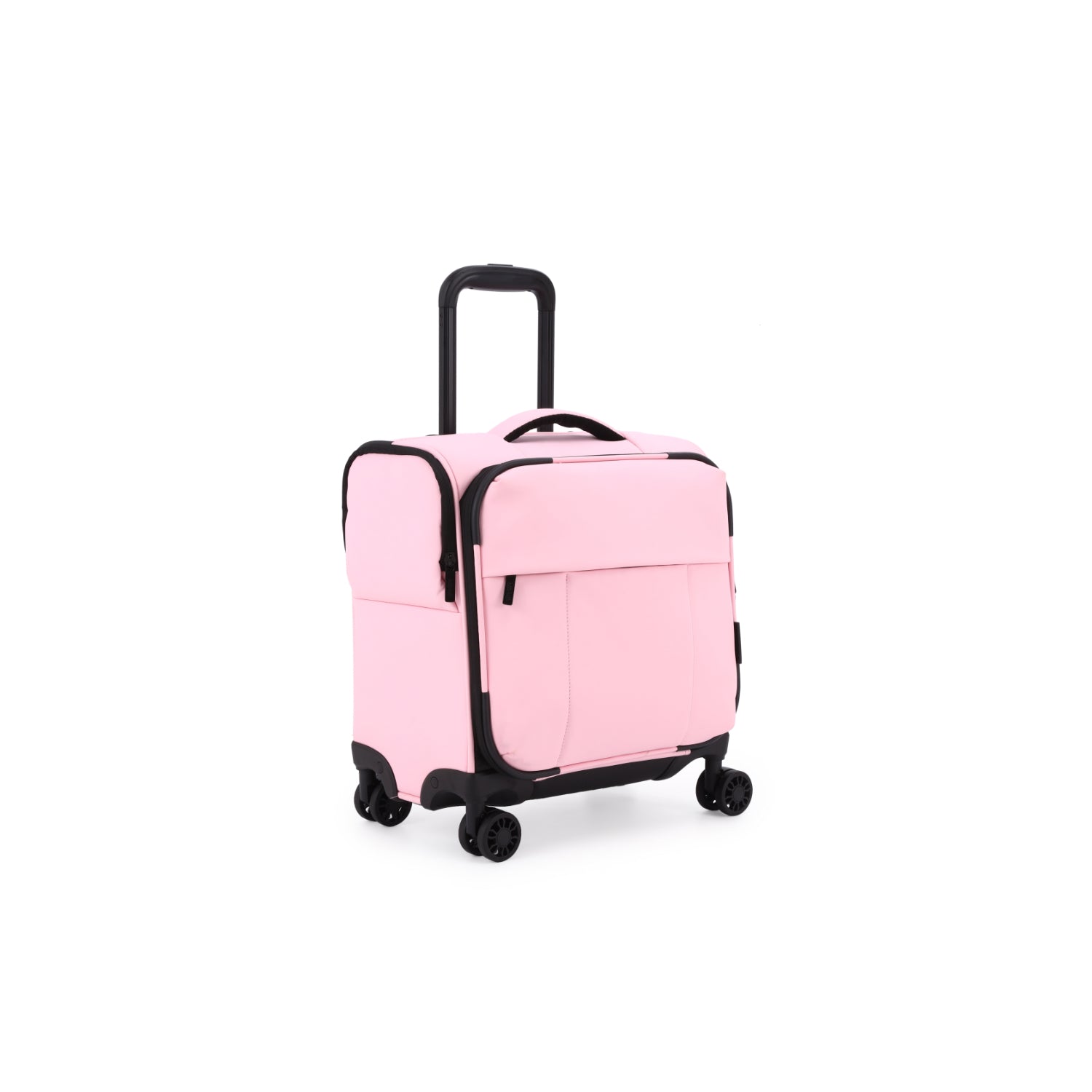 Kate Hill - KL-76-S Willow Black Mini 4 Wheel Carry-On - Pink - 0