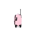 Kate Hill - KL-76-S Willow Black Mini 4 Wheel Carry-On - Pink