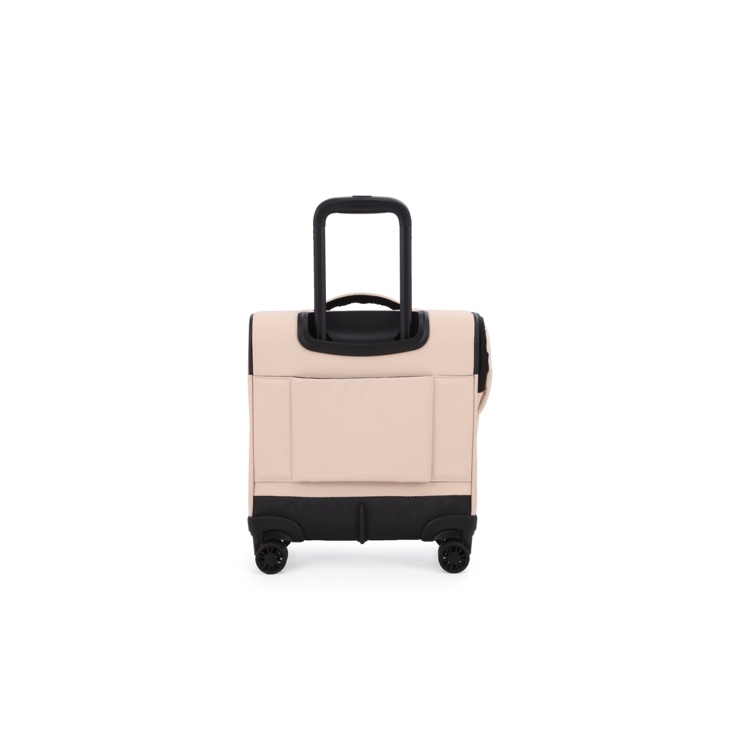 Kate Hill - KL-76-S Willow Black Mini 4 Wheel Carry-On - Beige