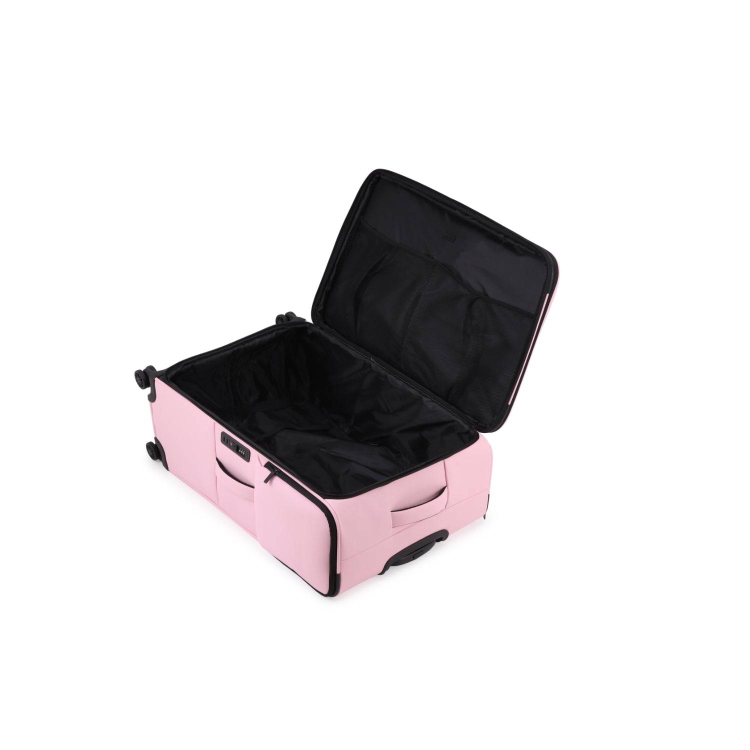 Kate Hill - KL78 71cm Willow Large 4 Wheel spinner Suitcase - Pink