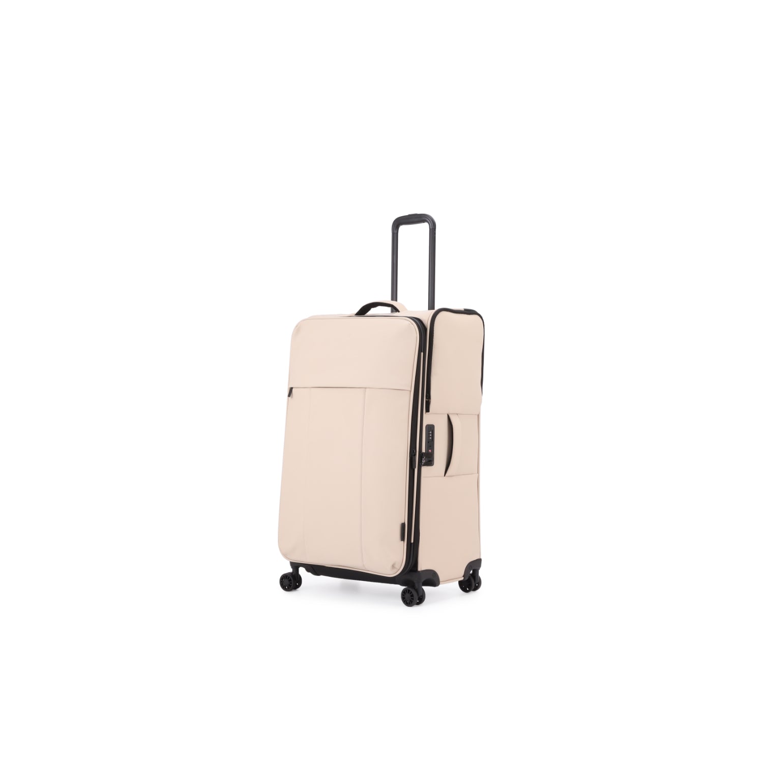 Kate Hill - KL78 71cm Willow Large 4 Wheel spinner Suitcase - Beige