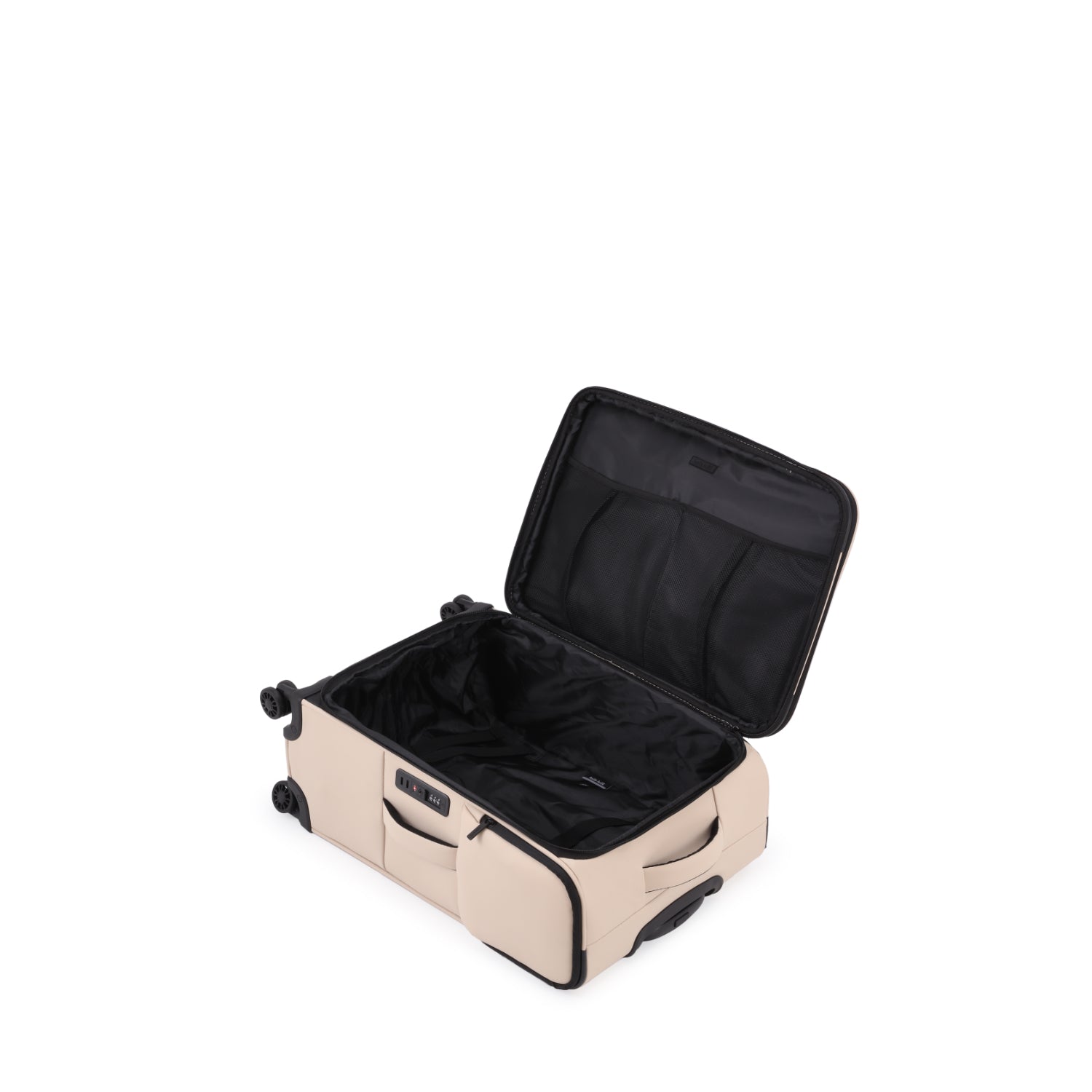 Kate Hill - KL78 60cm Willow Medium, 4 Wheel spinner Suitcase - Beige